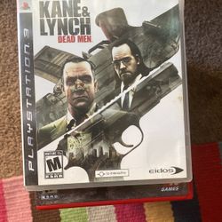 Kane & Lynch Dead Men For PS3