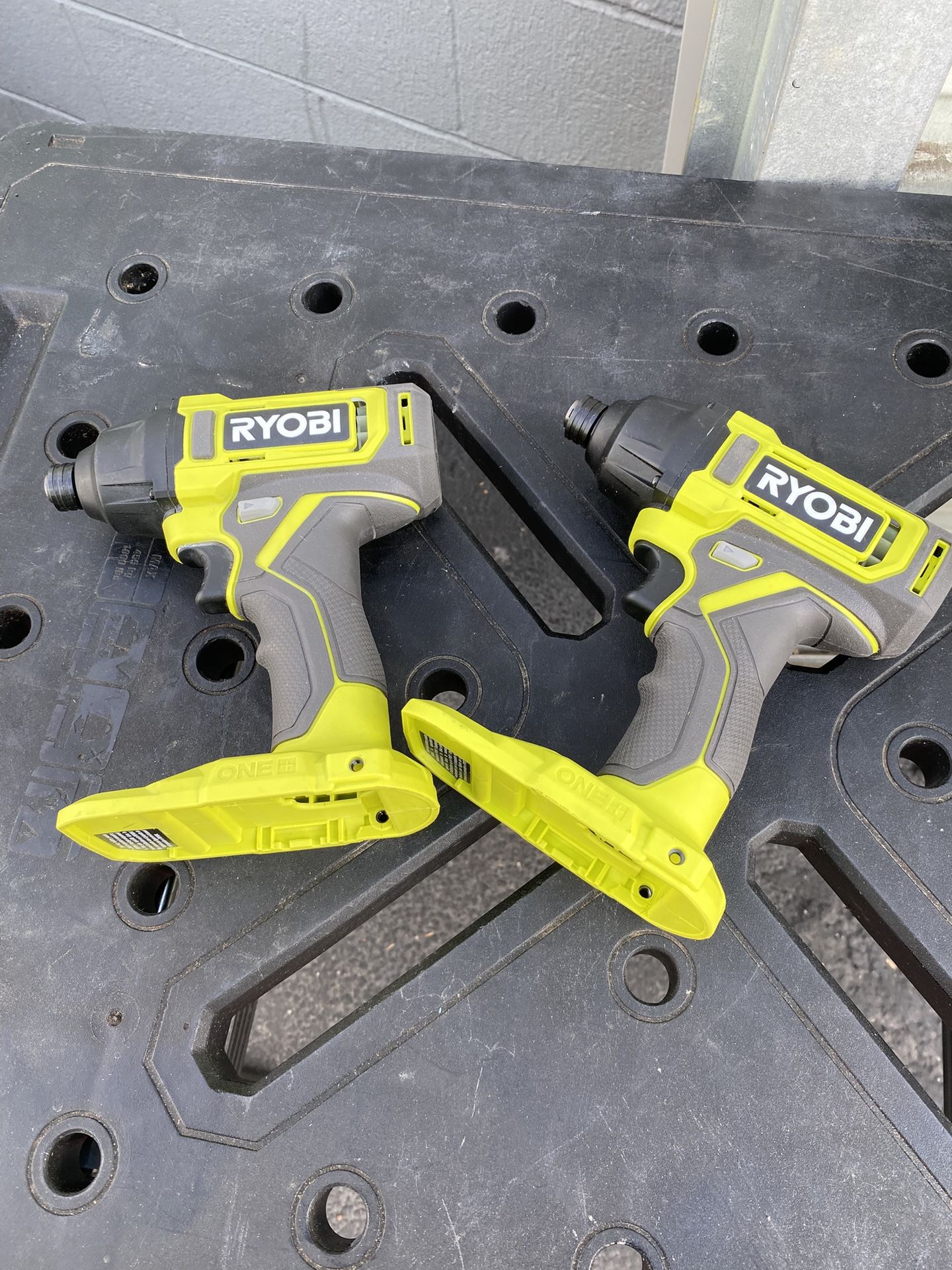 Ryobi 18v 1/4 Inch Hex Impact Drills New Open Box $35 Inch Each