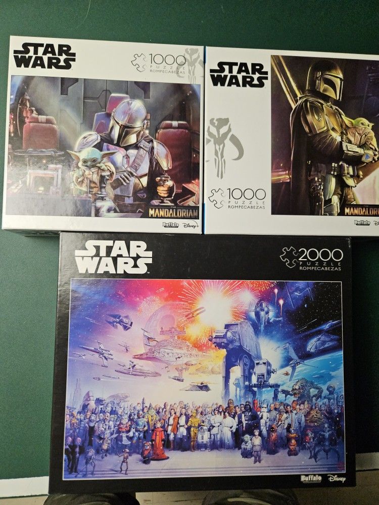 Star Wars Disney Buffalo Games And Puzzles 1000 And 2000 Piece Puzzles