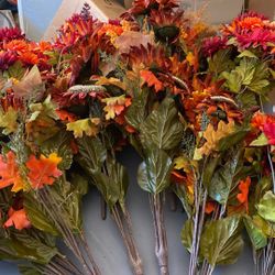 Fall Flowers Centerpieces Lot 12pcs Fall Holiday Flowers 