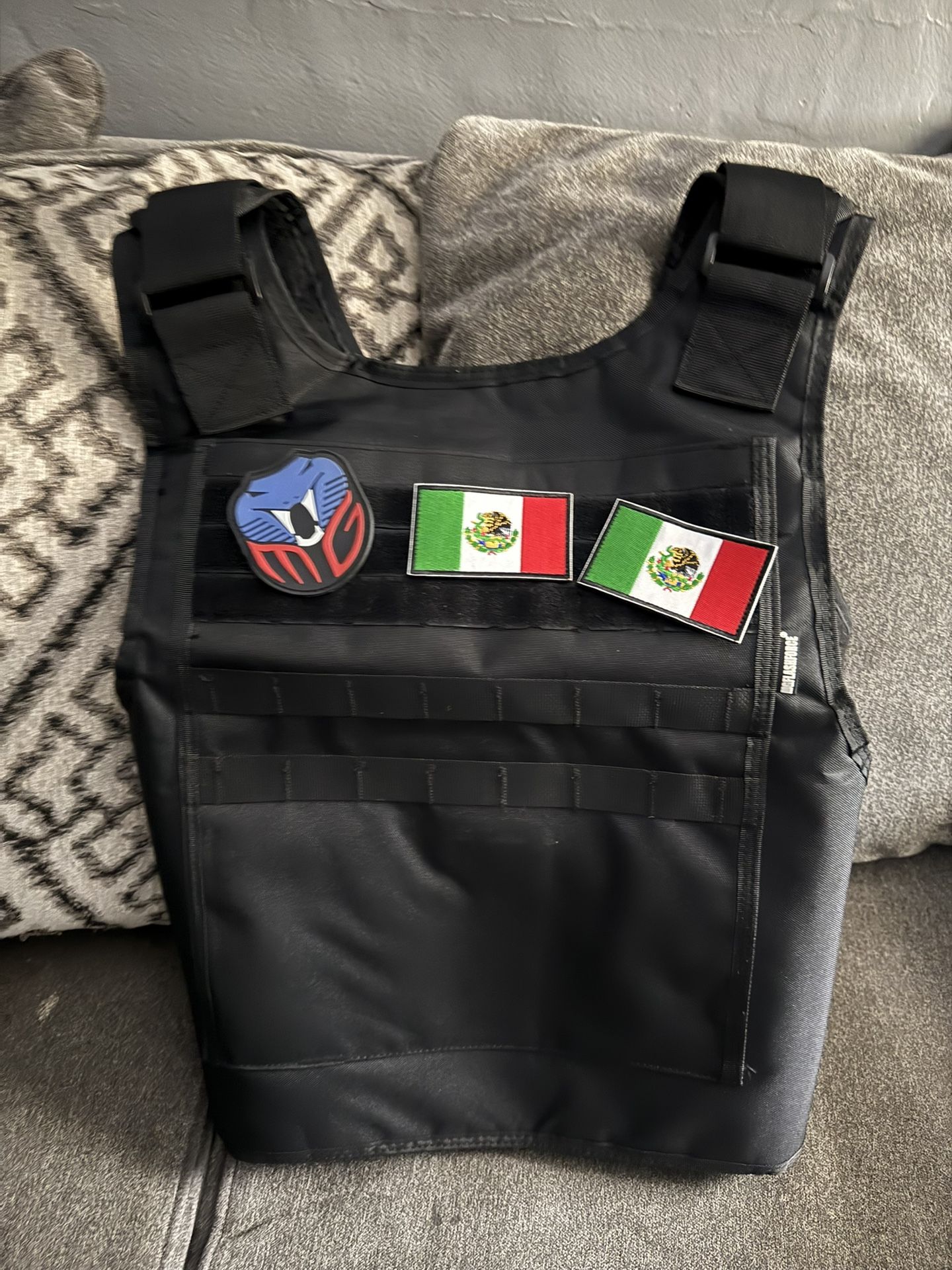 All Black Air soft Vest