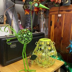 Bird And Bird Feeder