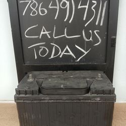 Semi Truck Interstate Batteries 