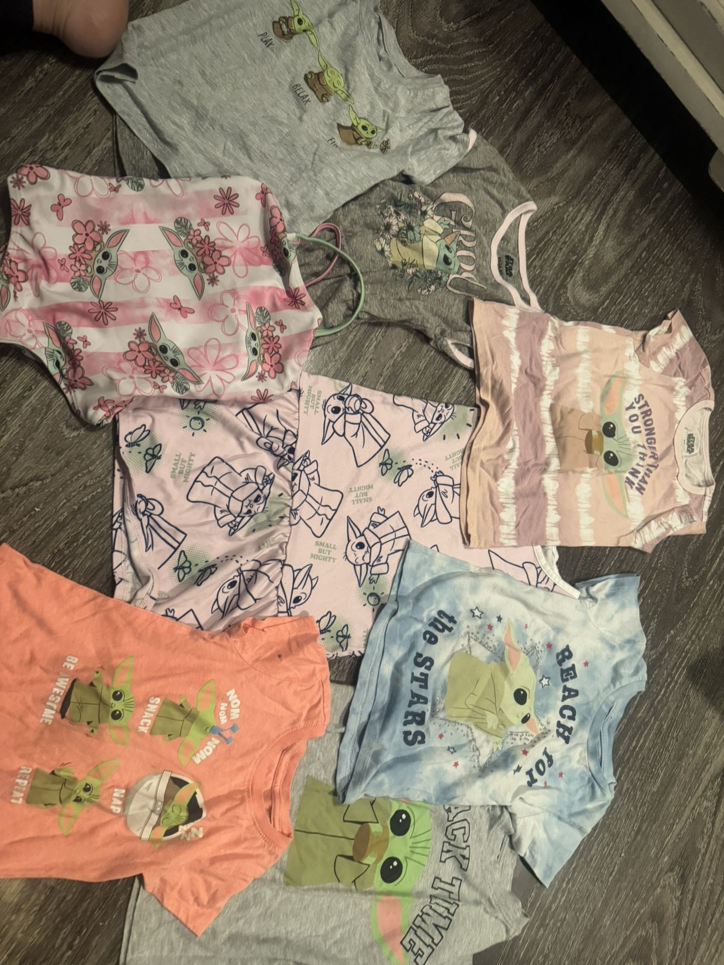 Baby Yoda Blouse Collection For Girl Size 5t