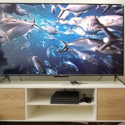 65in Amazon Fire TV And Stand 