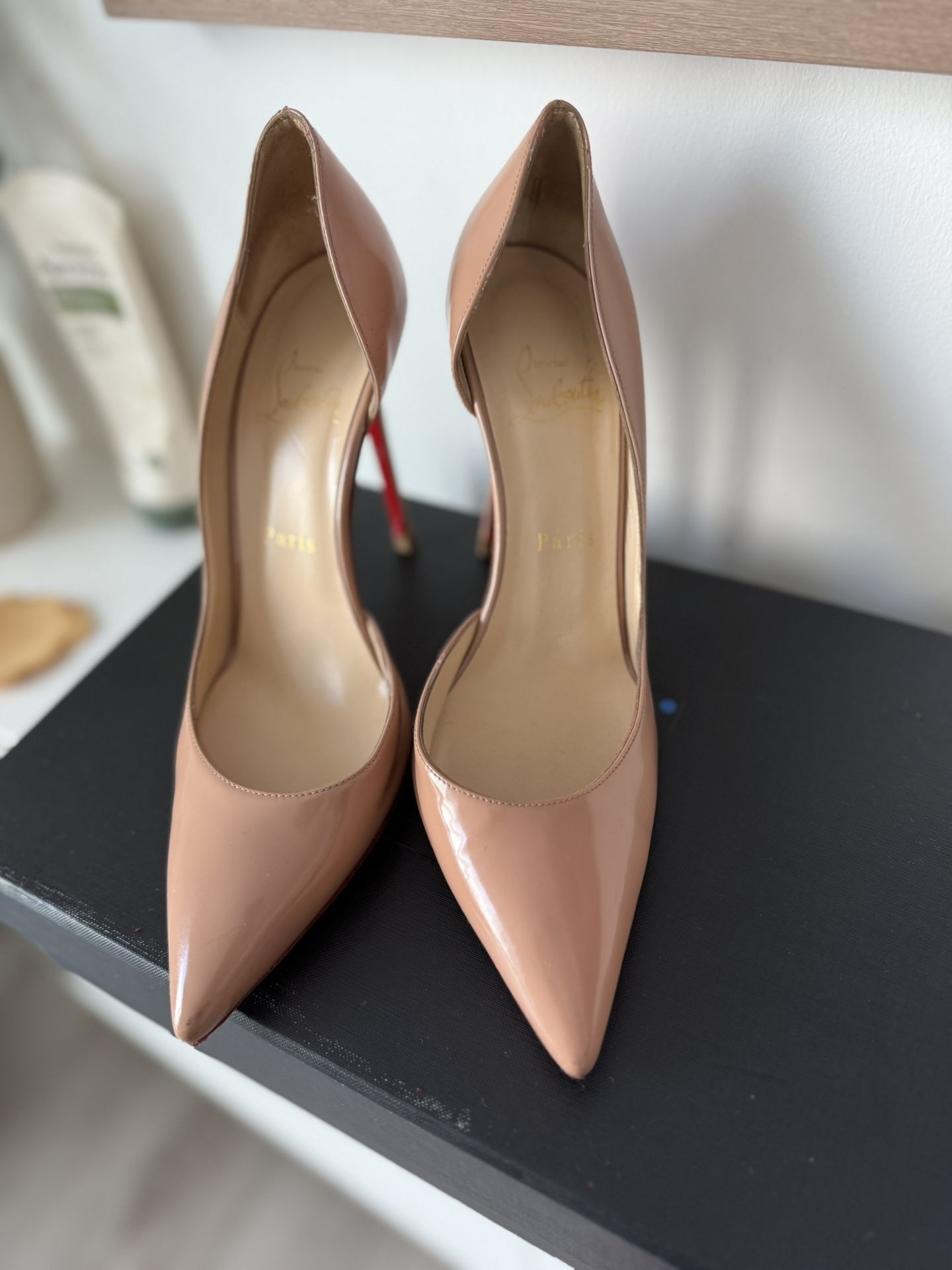 Christian Louboutins Kate Patent Leather Stiletto Pumps