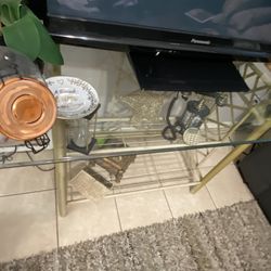 Gold Trim High Table 