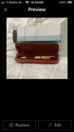 Wood Pen In Box