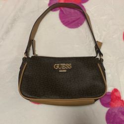 Guess , Mini Purse , Brown 