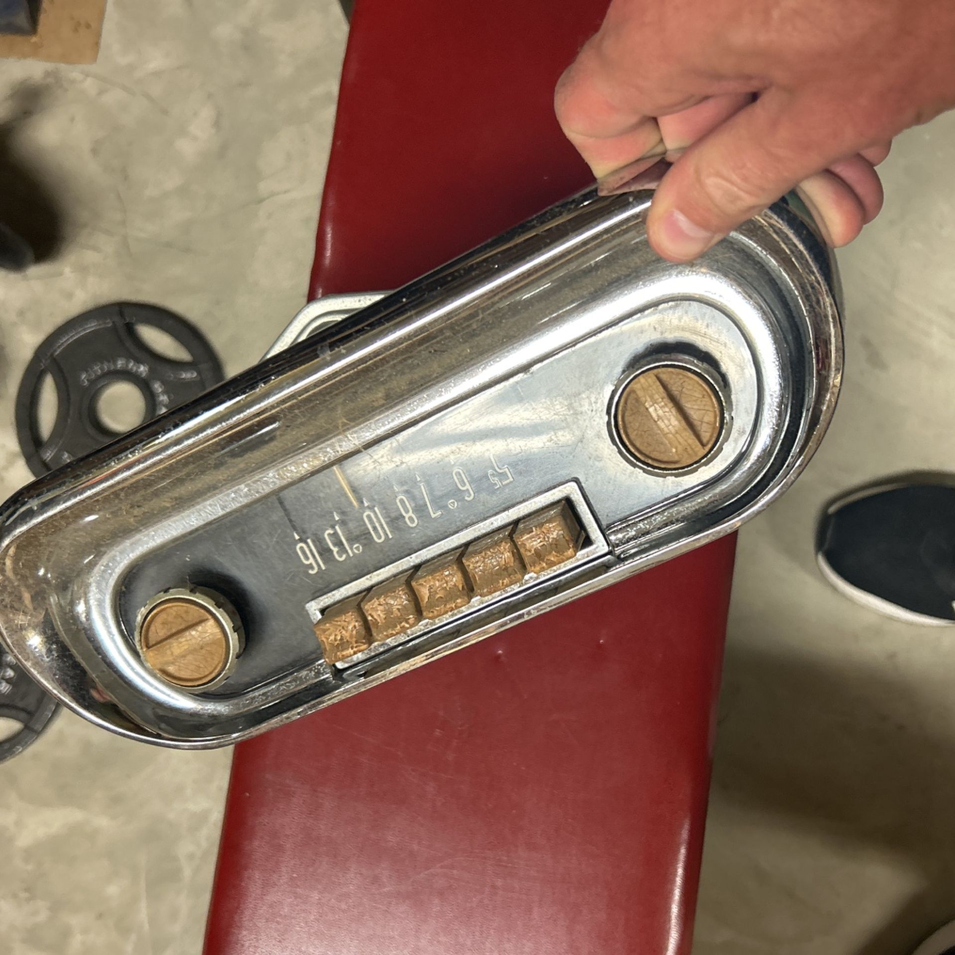 1956 57 Hudson radio