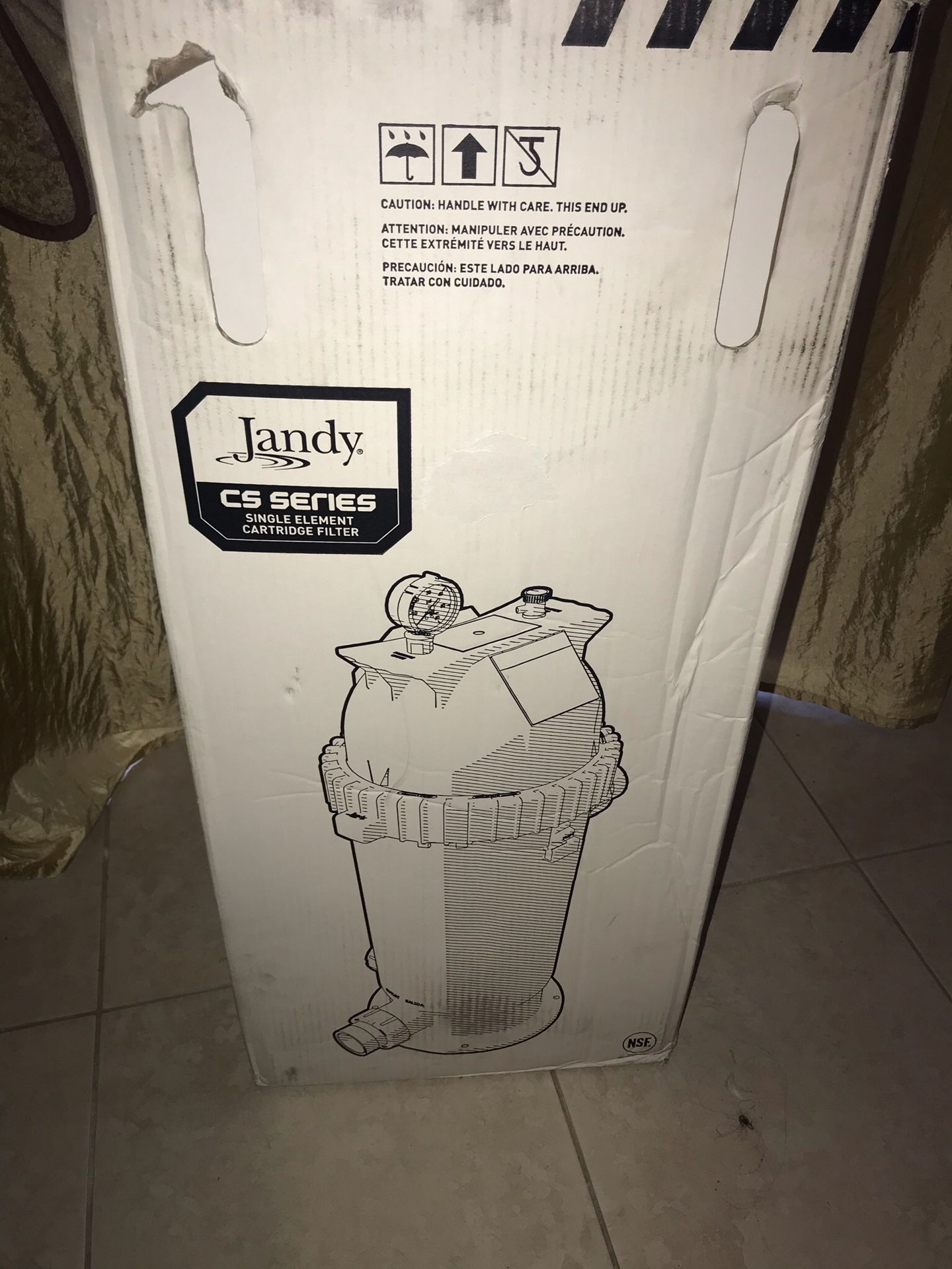 Jandy CS100 Pool canister... no filter only bottle