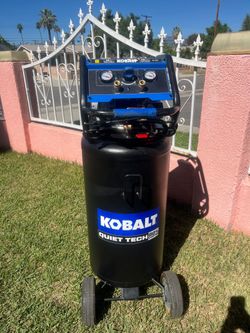 Kobalt QUIET TECH 26-Gallon, 150 PSI Portable Electric Vertical Air Compressor