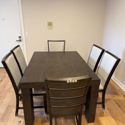 Table With 6 Chairs And Two Extension Lake New