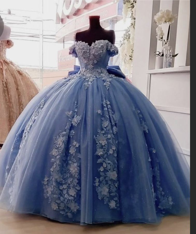 Sweet 16 Or 15 Dress, Light Blue, M-L, 