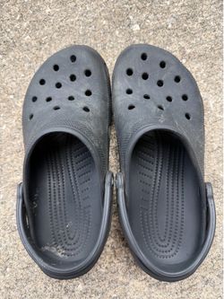 ADULTS' unisex CROCS Black CLASSIC CLOGS 8M 10W