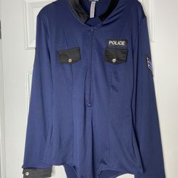 Police Uniform Bodysuit Size L/XL