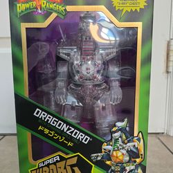 NEW Super7 - Power Rangers Super Cyborg - Dragonzord (Clear) X-Ray