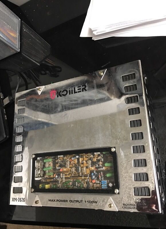 Koiiler XM-7676 Amplifier Amp 2-channel 1100W