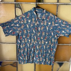 Vintage Reyn Spooner Alcohol Drinks Alcohol Hawaiian Shirt. 
