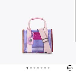 Small Tote Kurt Purple Glitter Purse