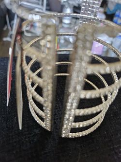 Rhinestone Cuff Braclet
