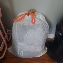 Bag full of clothes
