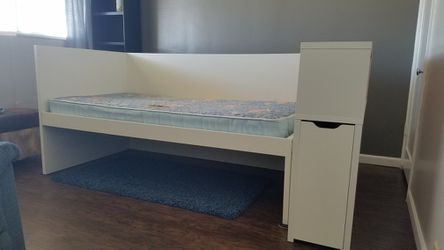 Kast heilig Brein Twin size IKEA bed frame and storage headboard for Sale in Phoenix, AZ -  OfferUp