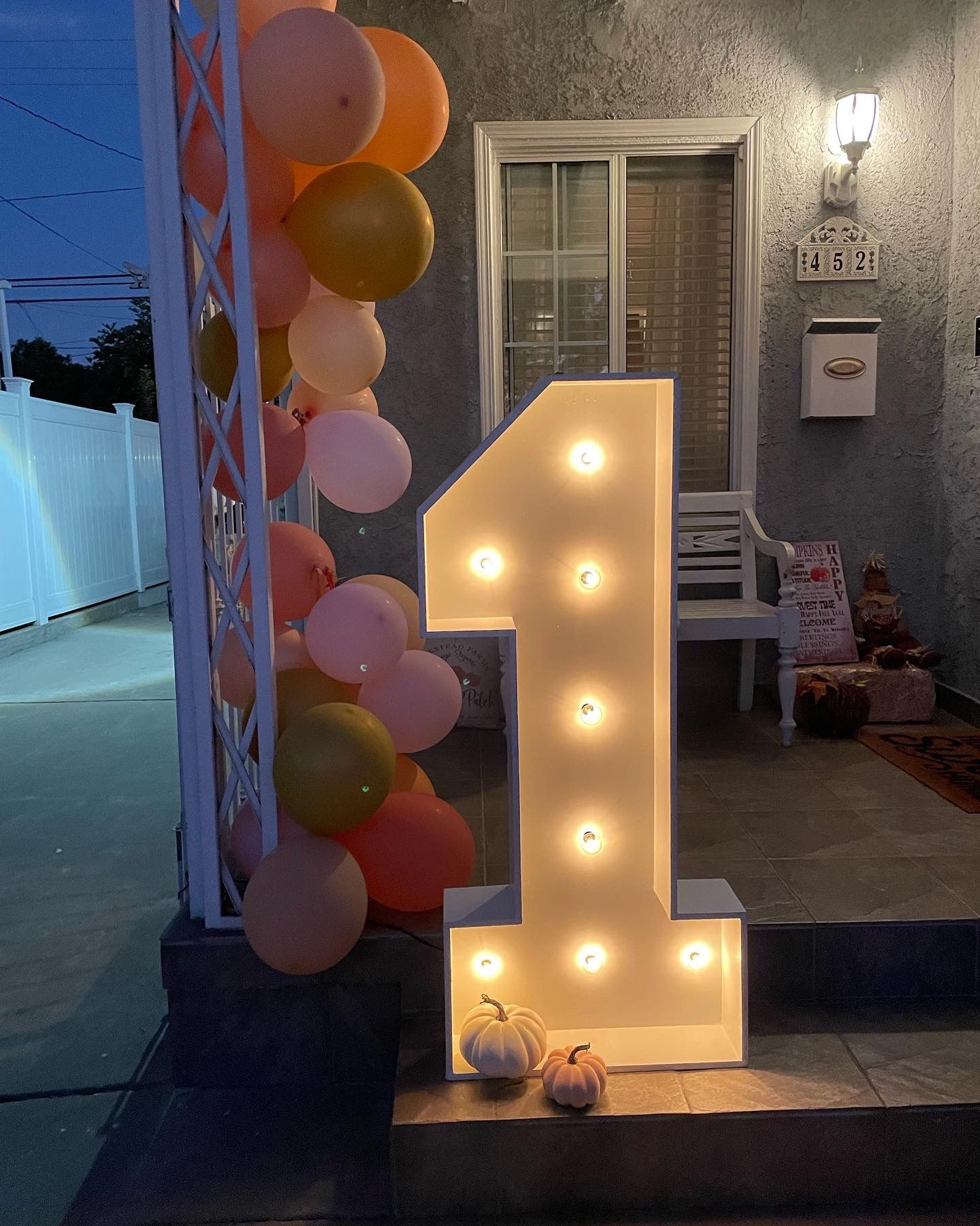 Light Up Marquee Numbers 