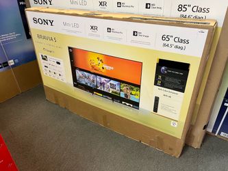 Sony bravia 65” 4K mini led smart tv