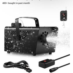 Snow Machine Snowflake Making Machine - 800W Artificial Fake Snow Machine with Wireless Remote Control for Indoor Outdoor Christmas Party Wedding Stag