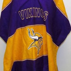  NFL Minnesota Vikings Poncho, Unisex. 
