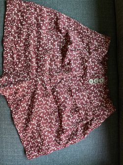 Flowy Print Pocket Shorts