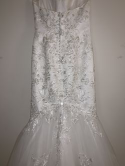 Wedding dress ,Trumpet Slip & Lace Veil