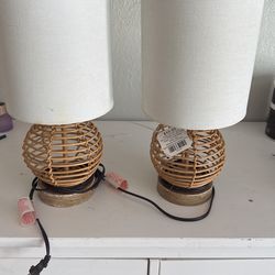 Two Small table Lamps