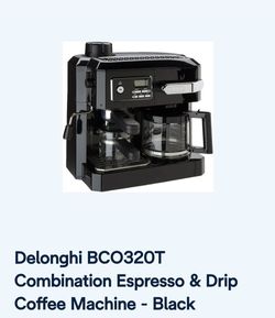 Delonghi Combination Espresso & Drip Coffee Machine