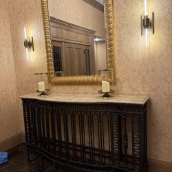 granite top credenza