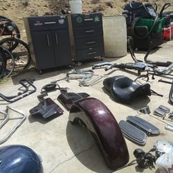 Lots Of Harley Davidson Parts All Off A 24 Street Glide Tires&Rims Size 16 S