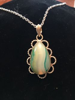 Green Onyx Pendant