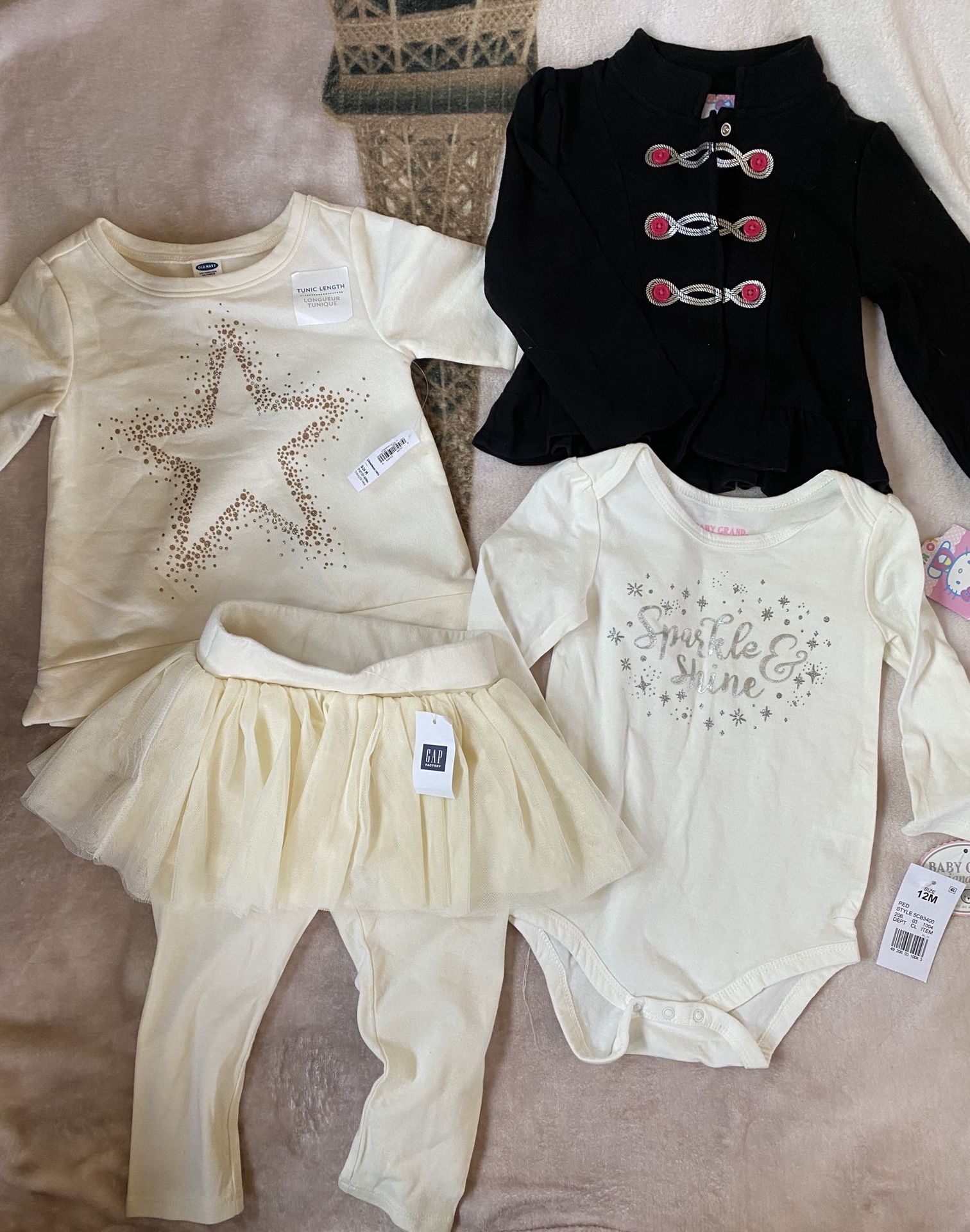 Baby girl brand new with tags clothes 12-24months