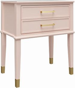 CosmoLiving by Cosmopolitan Westerleigh End Table, Pink