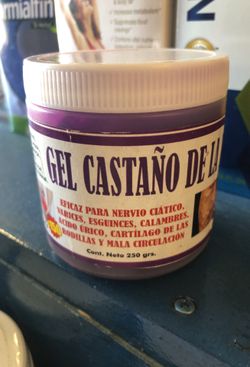Gel castaño de la India