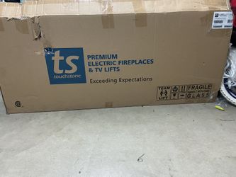 Touchstone Sideline Elite Smart 60" WiFi-Enabled Recessed Electric Fireplace (Alexa/Google Compatibl