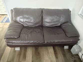 Leather couch
