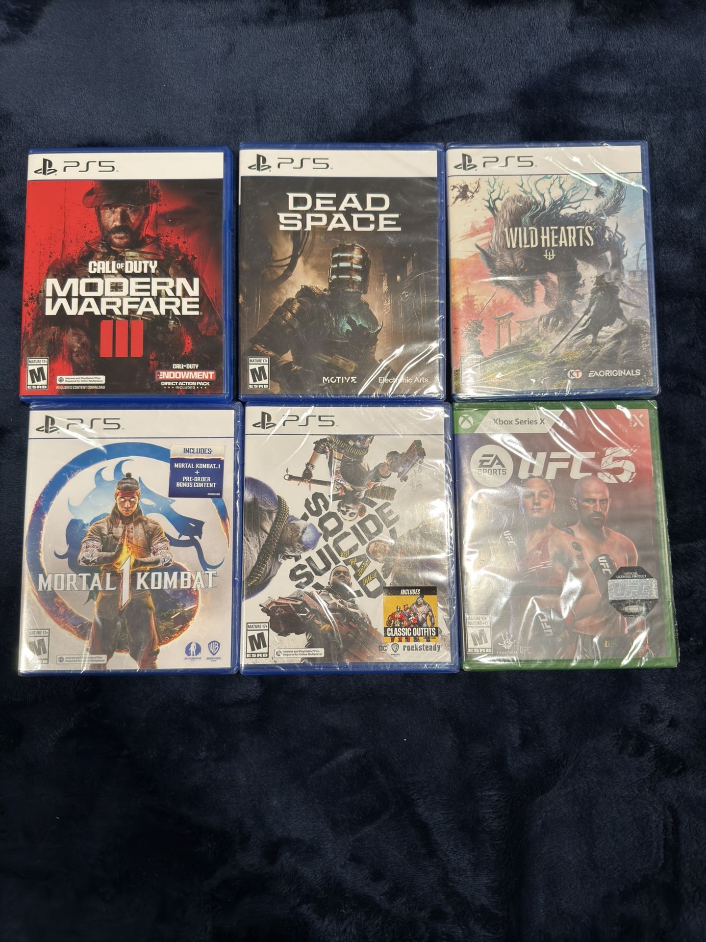 PlayStation 5 Games! Call of Duty Modern Warfare 3, Dead Space, Wild Hearts, Suicide Squad and Ufc 5