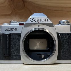 Canon AV-1 Film Camera AV1 Body Silver