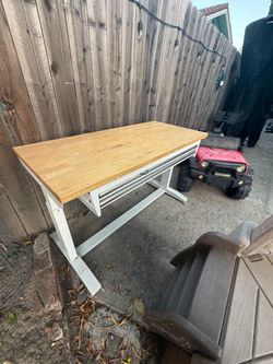 Husky….Wood Top Desk with Drawer