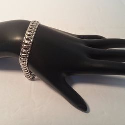 X-Link Puff Bracelet 14k/11.8g