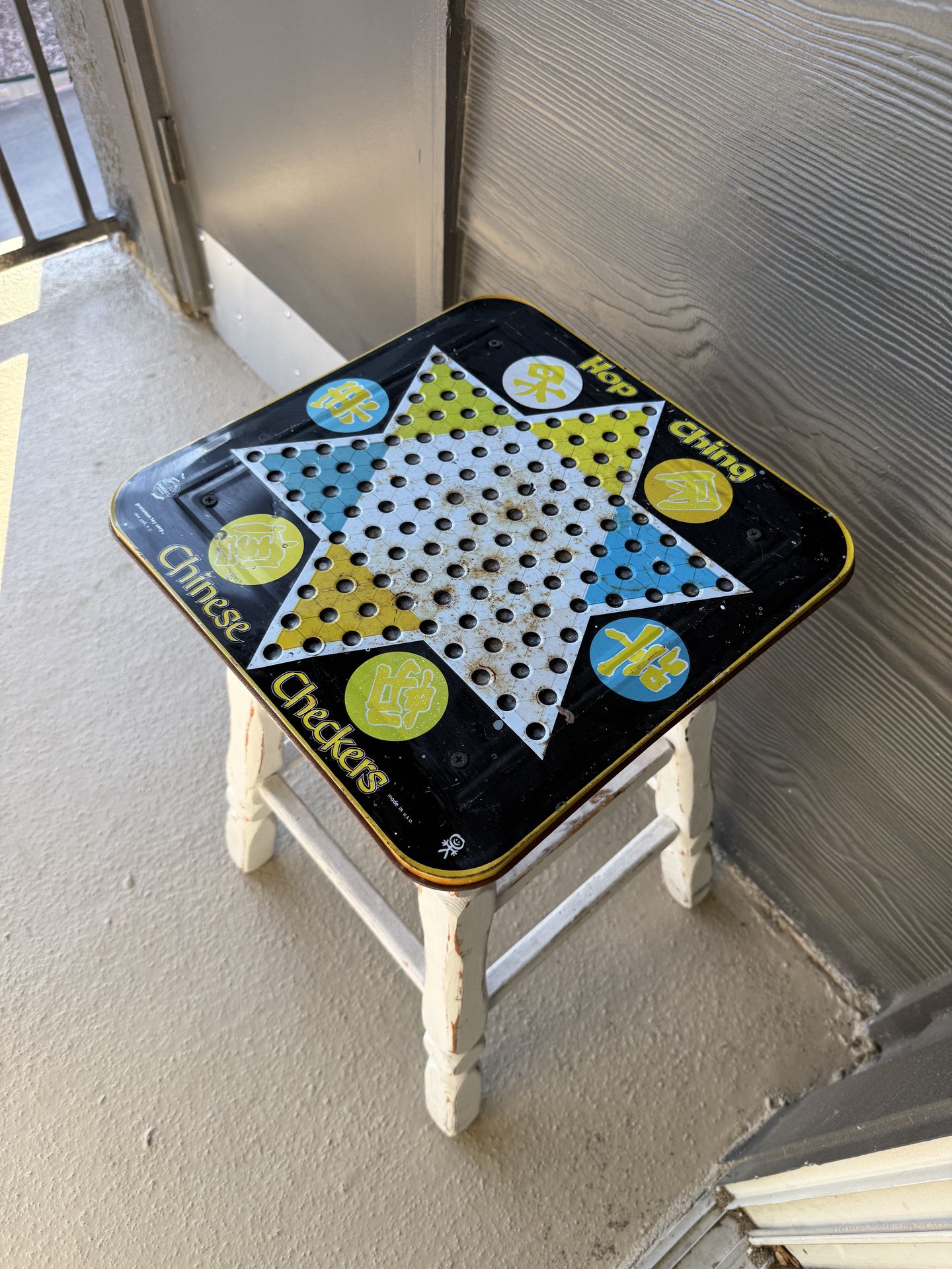 Chinese Checkers Stool
