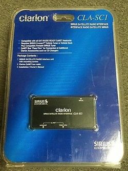 Clarion sirius radio interface...