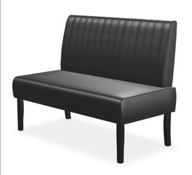 Black Loveseat Sofa/Bench